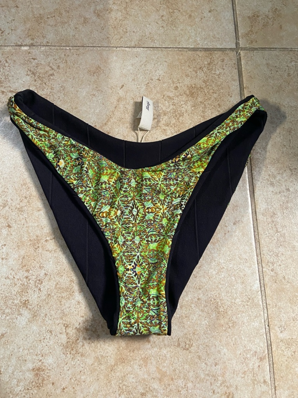 Maaji Splendour High Cut Reversible Bikini Bottom size L